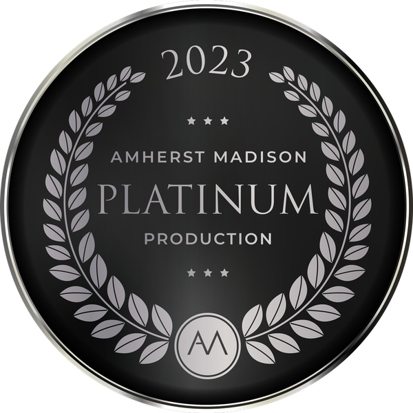 2023 Platinum Producer award badge earned by Bruce Vallejo